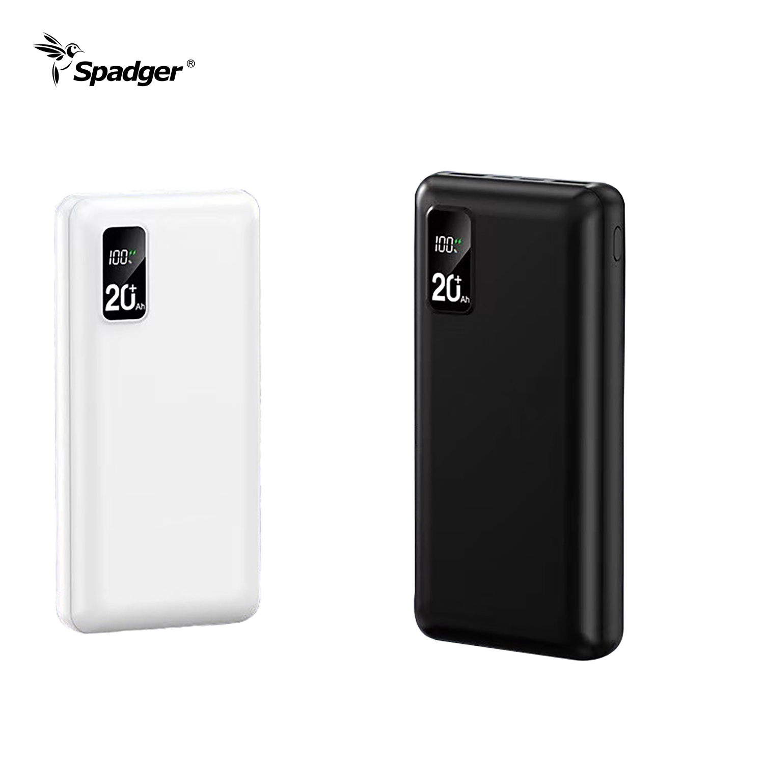 K532P 20000mAh Power Bank, High Capacity Portable Charger Battery Pack, With Digital Display