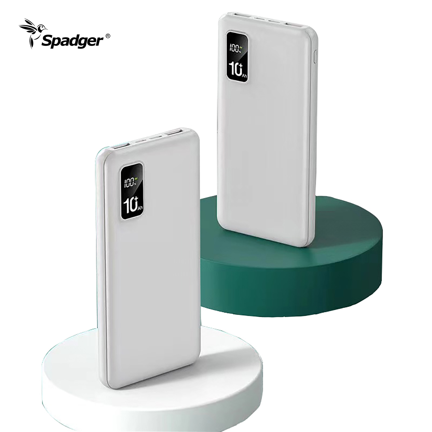 K532 10000mAh Power Bank, High Capacity Portable Charger,Utra-Compact Battery Pack, With Digital Display