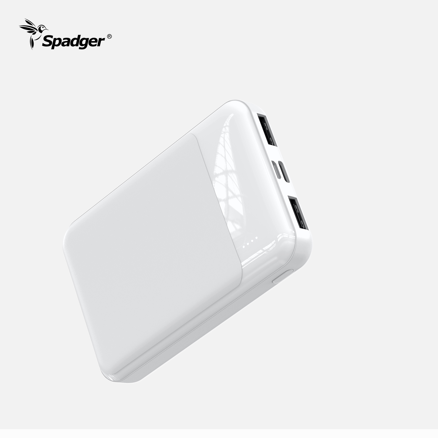 K610 Portable Fast Charge Power Bank 5000mAh Slim Battery Pack for Phone With Digital Display