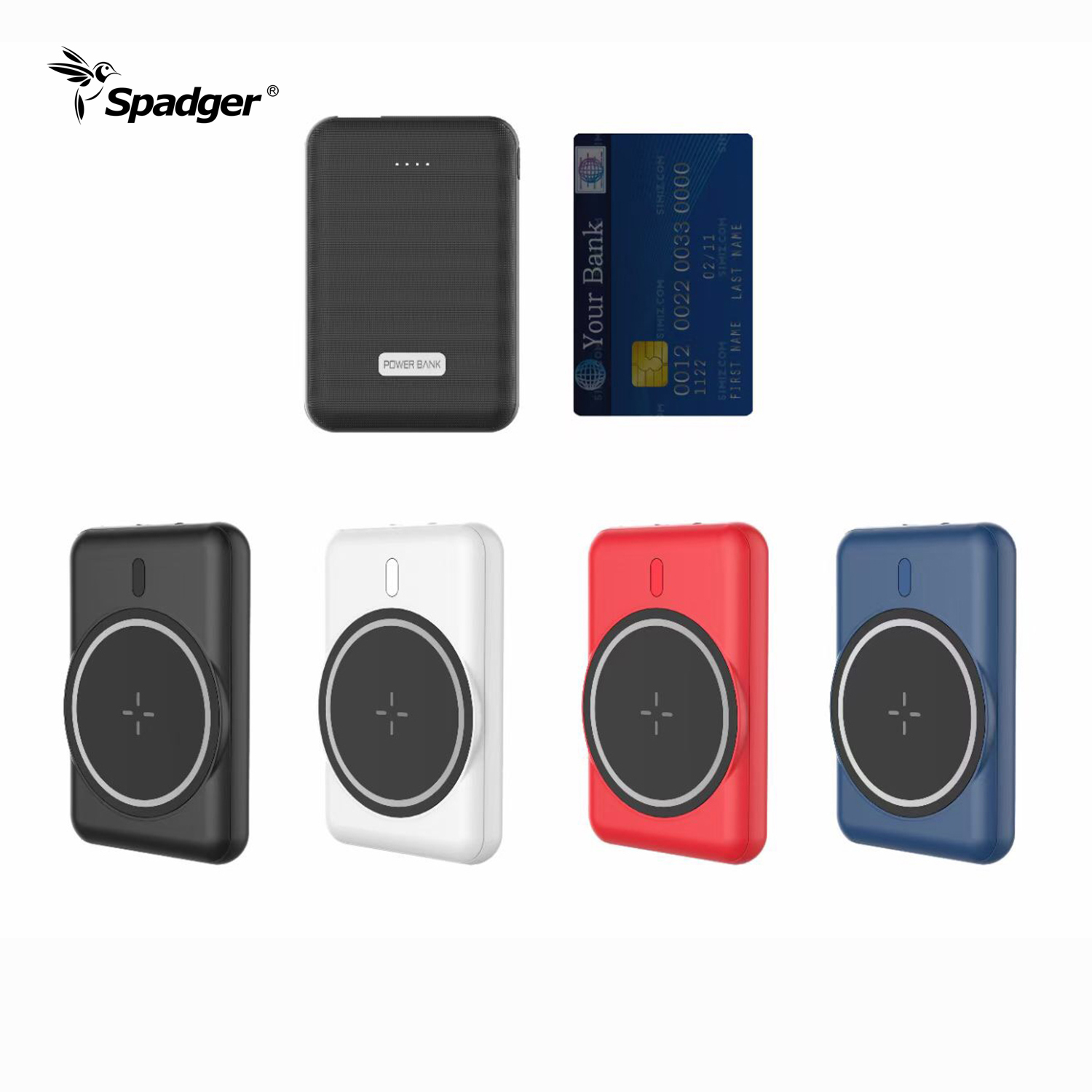 SW100 Portable Power Bank 5000mah Magnetic Wireless Power Bank 5W For Iphone 12