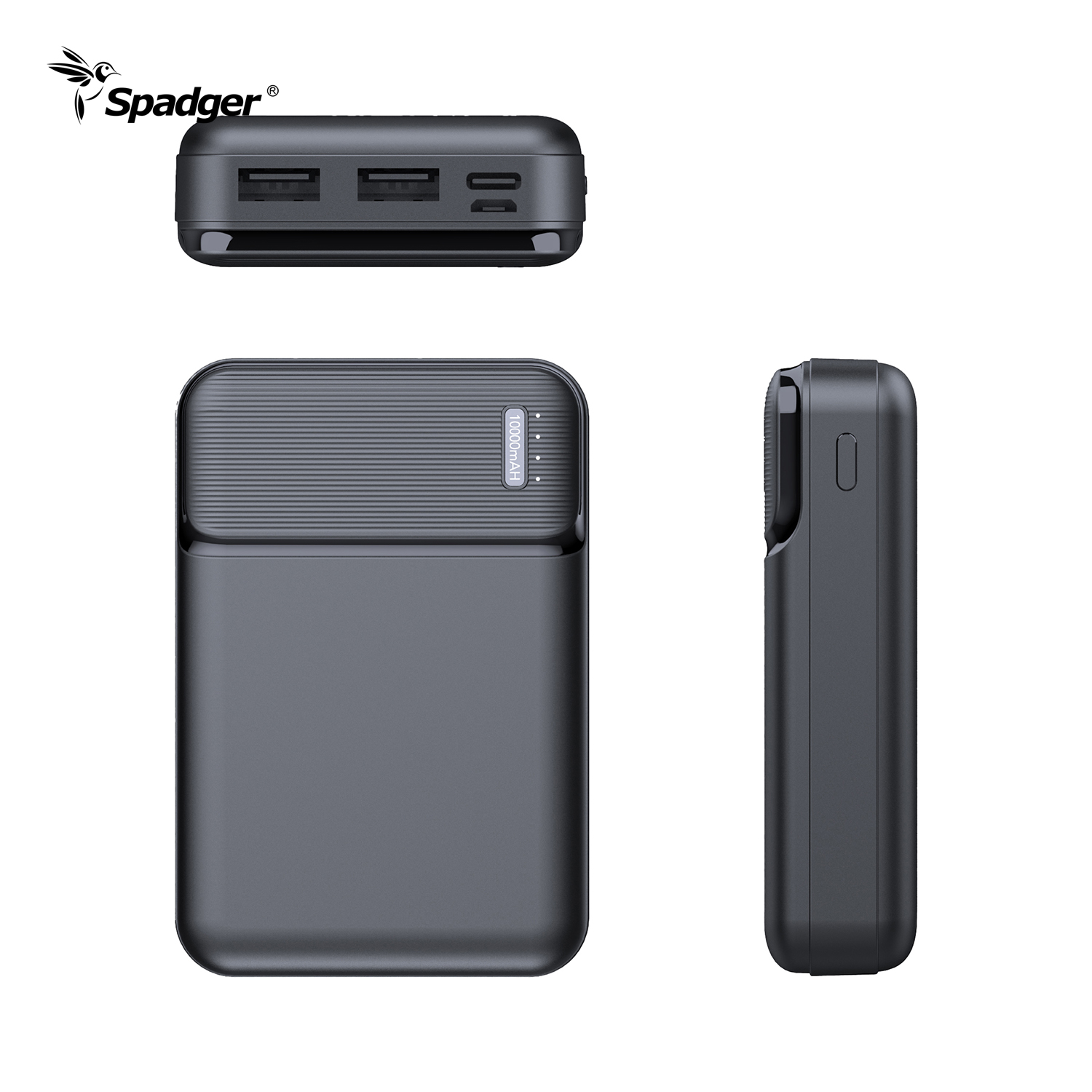 K300 Hot 10000mAh Power Bank High Capacity Portable Charger,Utra-Compact Battery Pack High Speed Charging