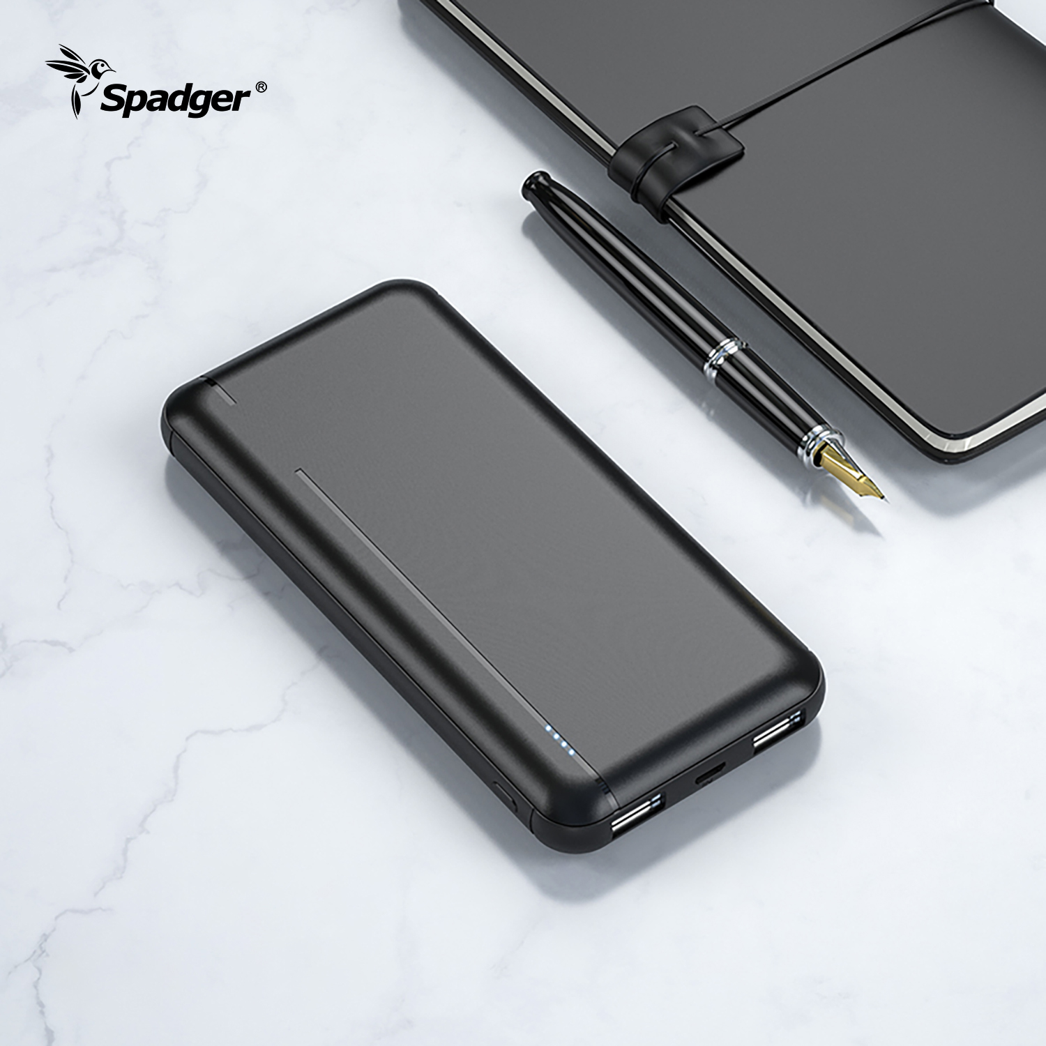K550 10000mAh/20000mAh Portable Fast Charge Power Bank, Slim High Capacity Battery Backup