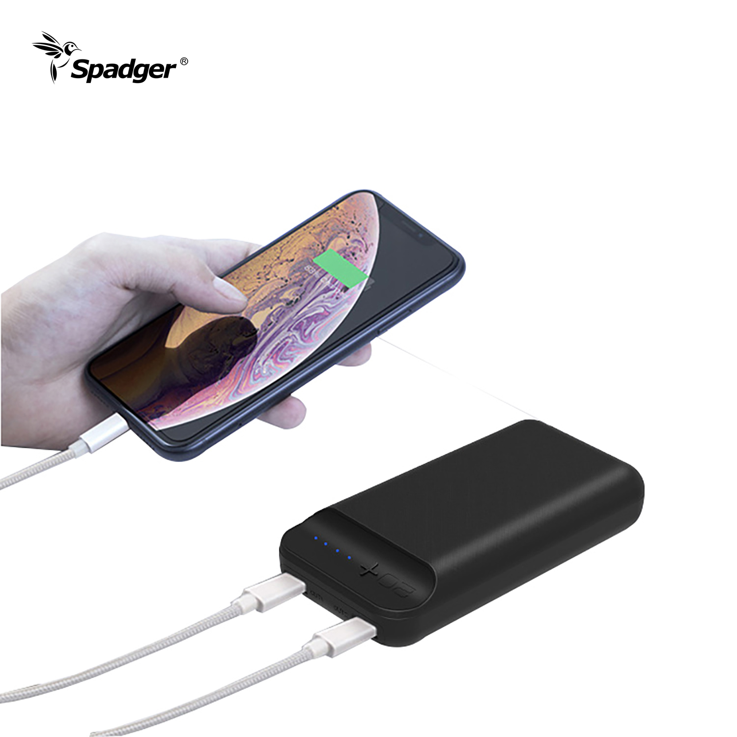 K522 20000mAh High Capacity Portable power bank,High Speed Charging,Ultra-Compact Battery Pack.