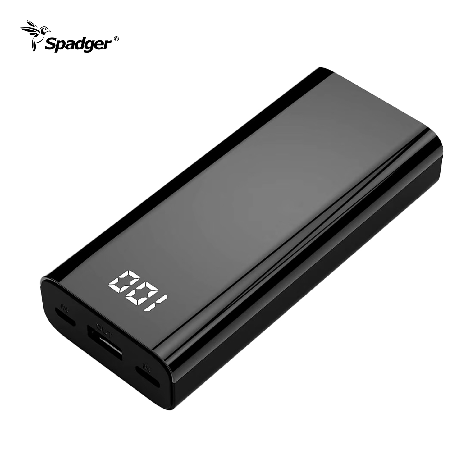 K620 Portable Power Bank, High Capacity 10000mAh Charger,Utra-Compact Battery Pack, With Digital Display