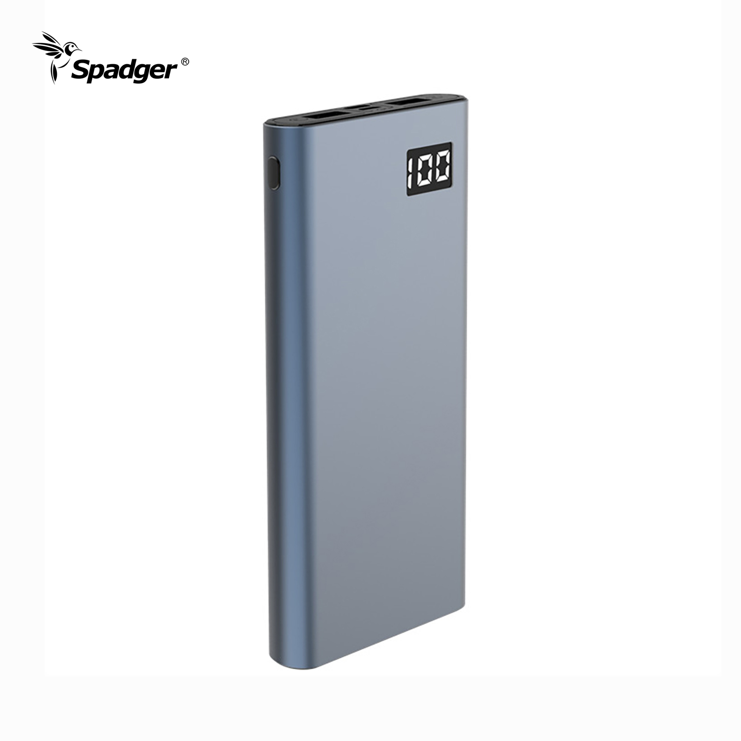 K91 10000mAh/20000mAh Metal Aluminum Fast Charge Power Bank 10000mAh Slim Battery Backup With Digital Display