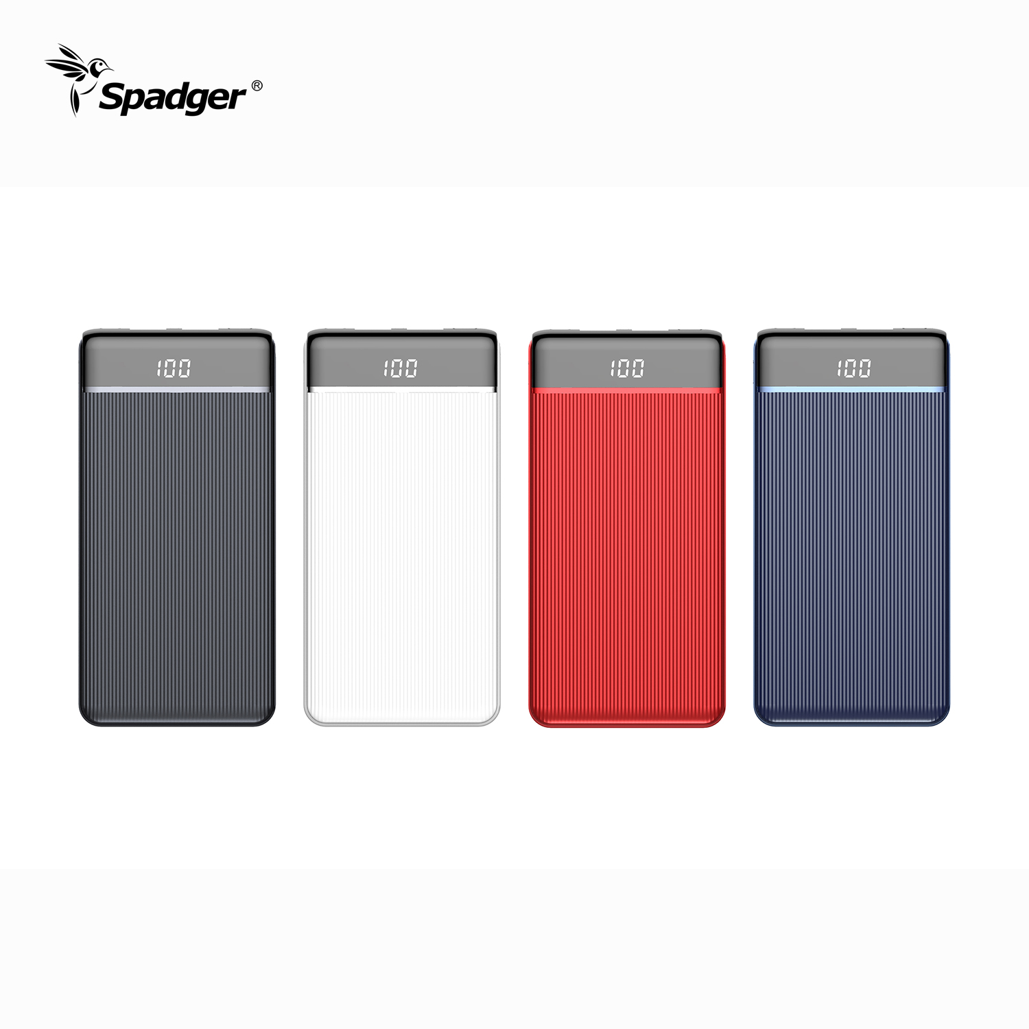 K100 10000mAh/20000mAh High Capacity Portable Fast Charging power bank Hot Products With Digital Display
