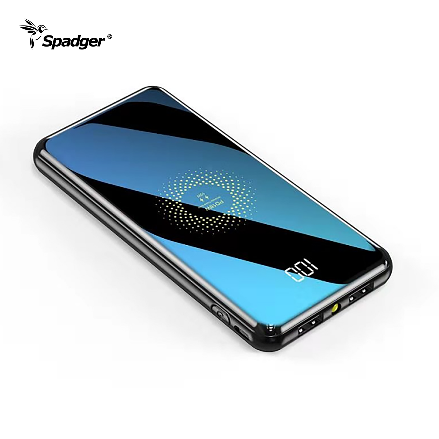 SW500 PD 18W 10000mAh Wireless Fast Charging Power Bank,Portable Battery Backup With Digital Display