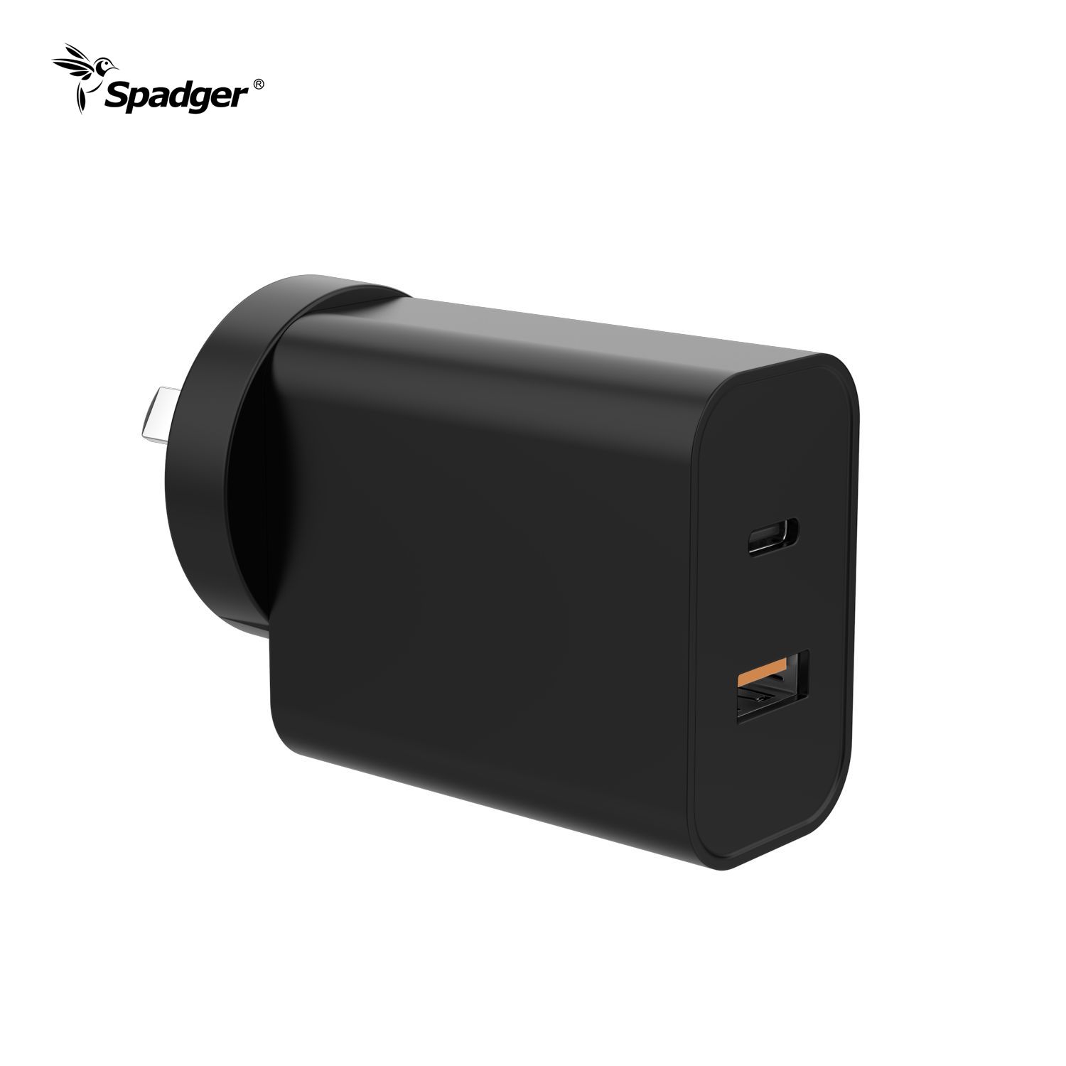 PD45W USB A+C Super Fast Charging Wall Charger PD3.0 Type-c Fast Charger USB-C Power Adapter for iPhone,iPad