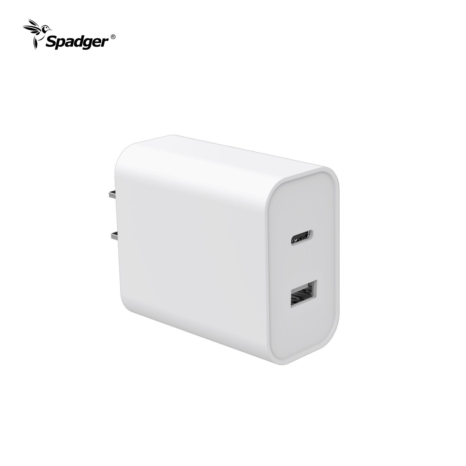 PD45W USB A+C Super Fast Charging Wall Charger PD3.0 Type-c Fast Charger USB-C Power Adapter for iPhone,iPad
