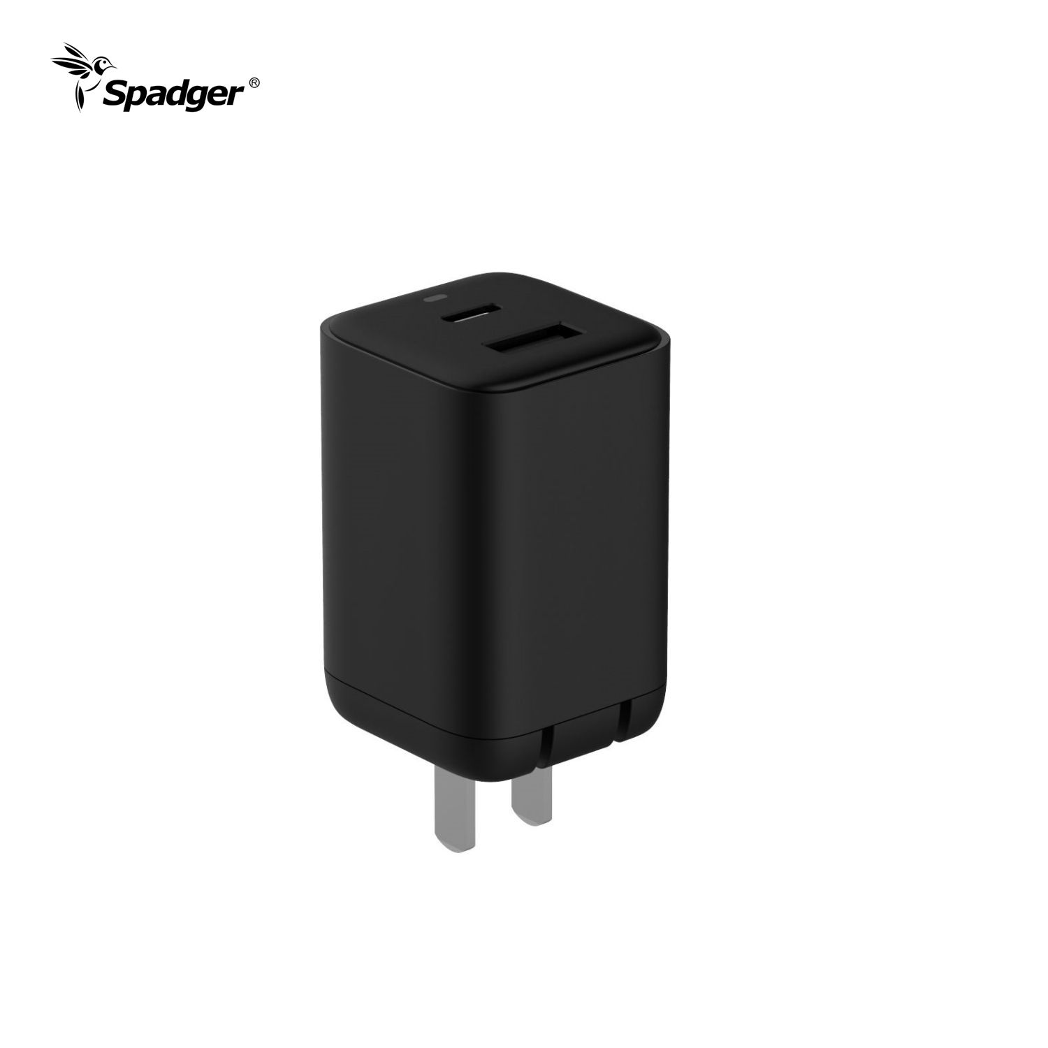 USB C Charger PD 45W GaN Tech Type C Wall Charger Fast Charging with Dual Port,PD3.0 QC Foldable Power Adapter
