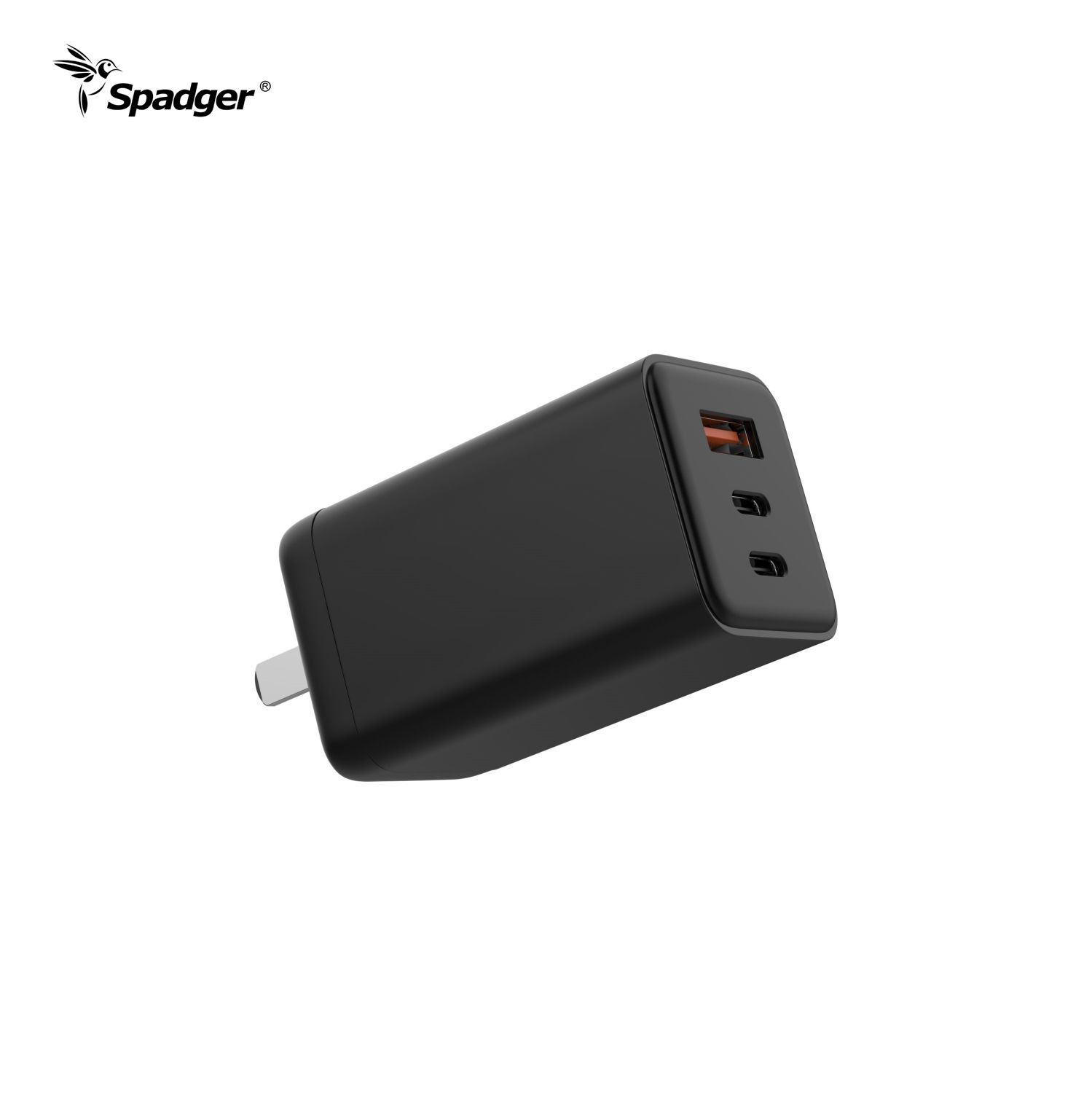 USB C Charger PD65W GaN Charger 2C 1A Foldable Wall Charger 65W PD&QC Fast Charger Block for Phone,iPad,laptop