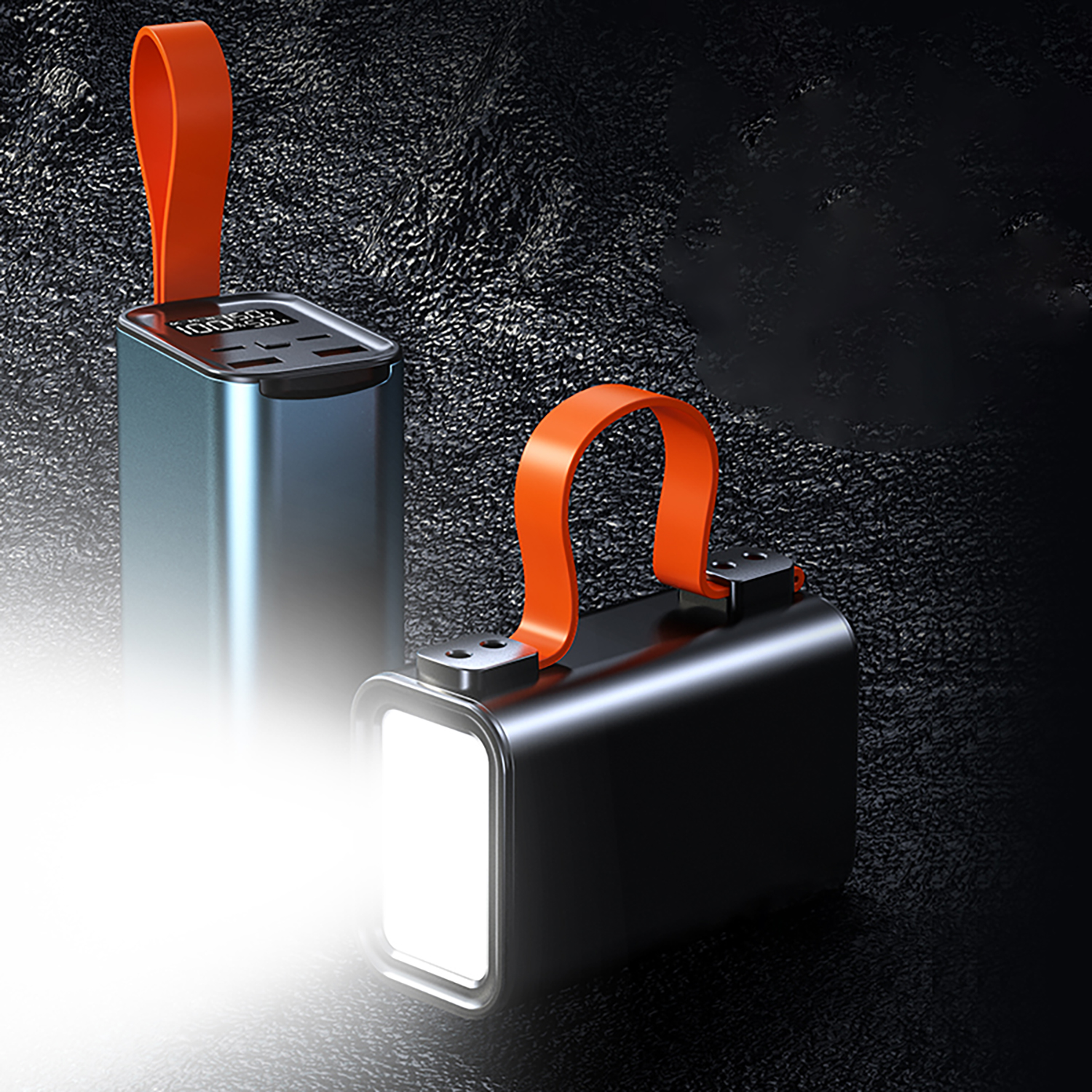 PD fast charging power bank 30000mAh 65W power station Mobile laptop Portable Charger with Flashlight