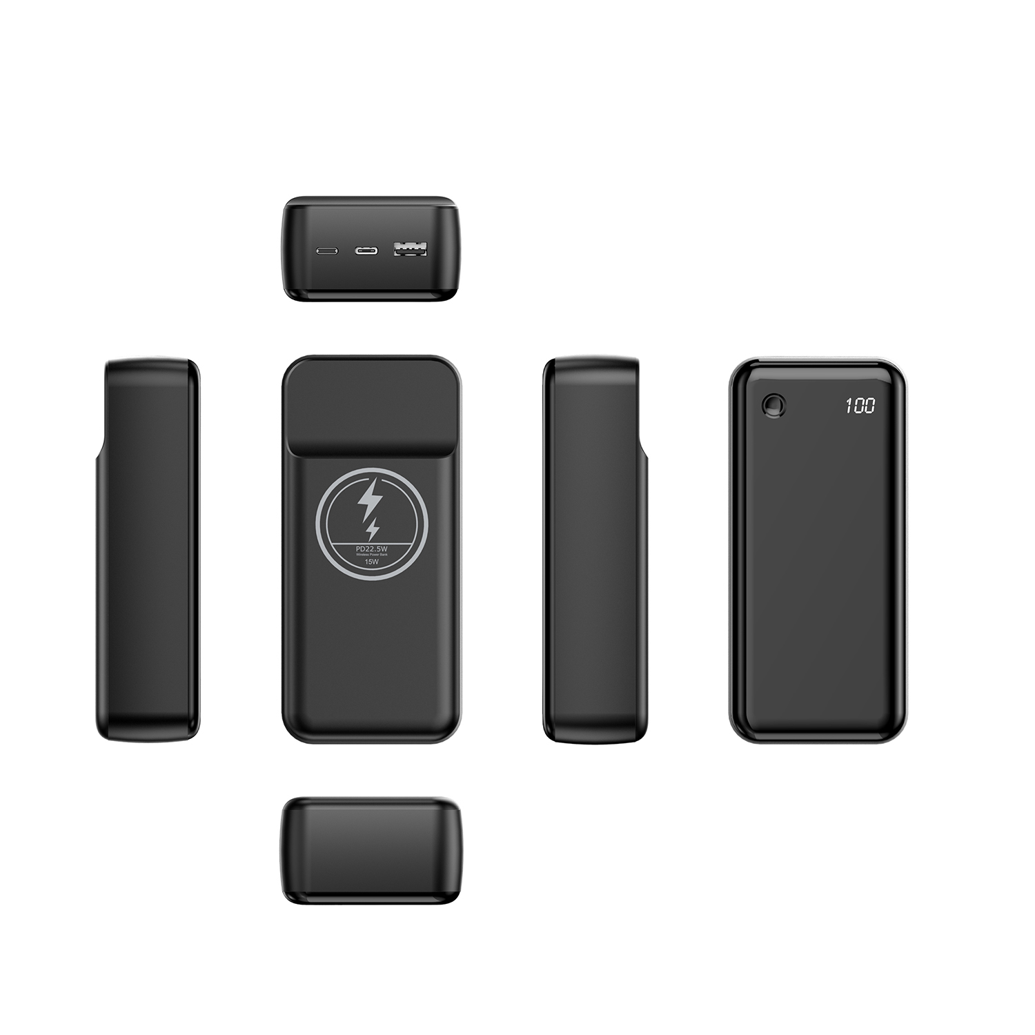 Original Factory QI Wireless power bank 30000mah 22.5W portable Magnetic Charger High capacity magsafe battery bank