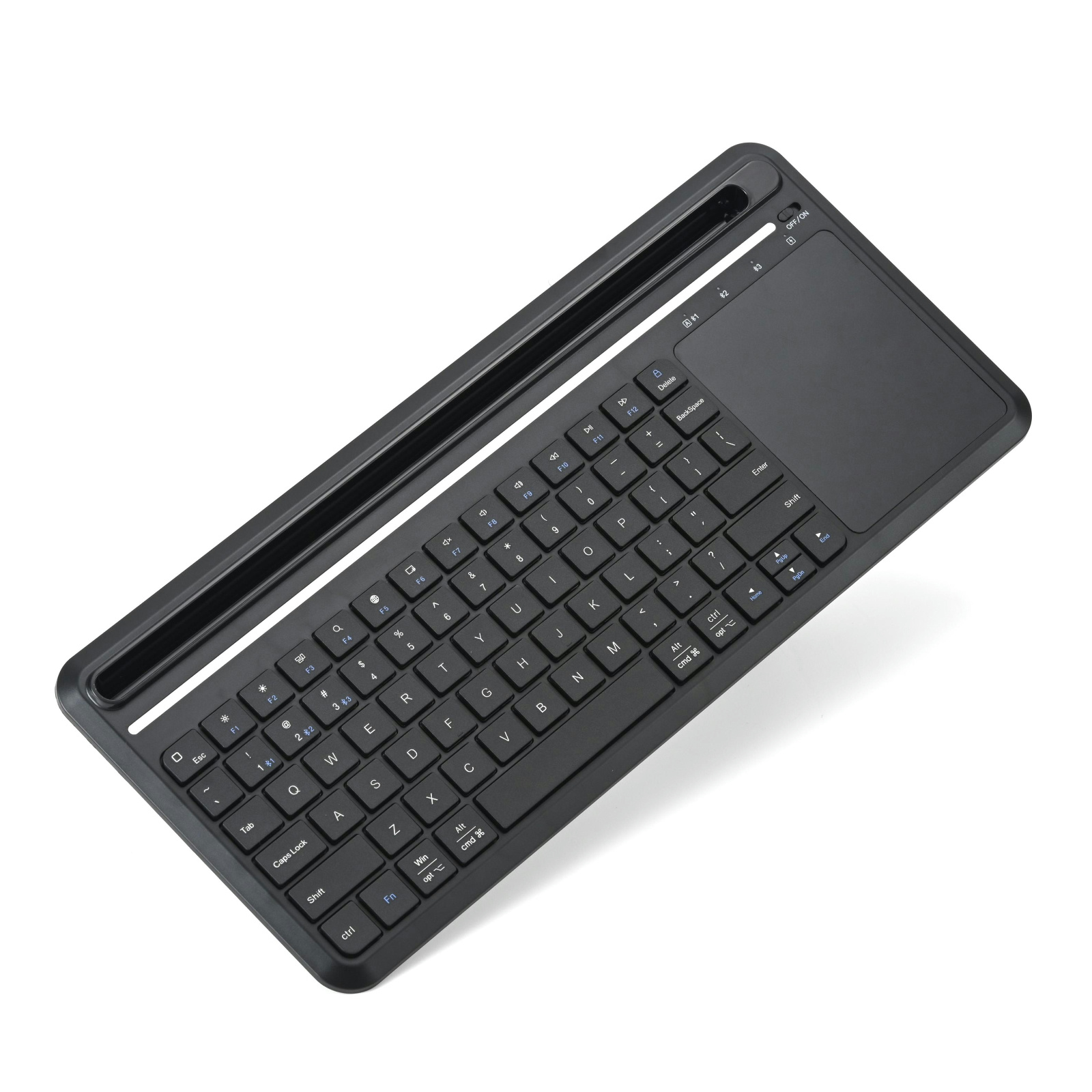 Wireless Silent Membrane Keyboard, 78 Keys, YICHIP Chipset, Dual Mode BT 2.4G, Scissor-feet with Slot, Type-C 1m PVC Cable, ABS Material, MAC/Windows 7/8/10 Support