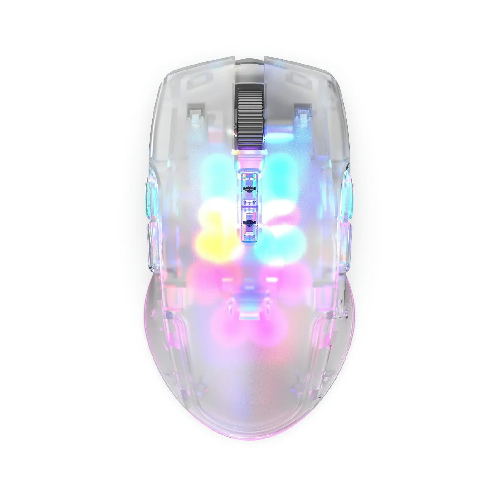 9D RGB Gaming Mouse, 2.4G & BT, Ambidextrous Design, PWM3335 Chip, 400-6400 DPI, 1000Hz Polling Rate, RGB Backlight, Type-C 1.8m Cable – For Left & Right-Handed Users