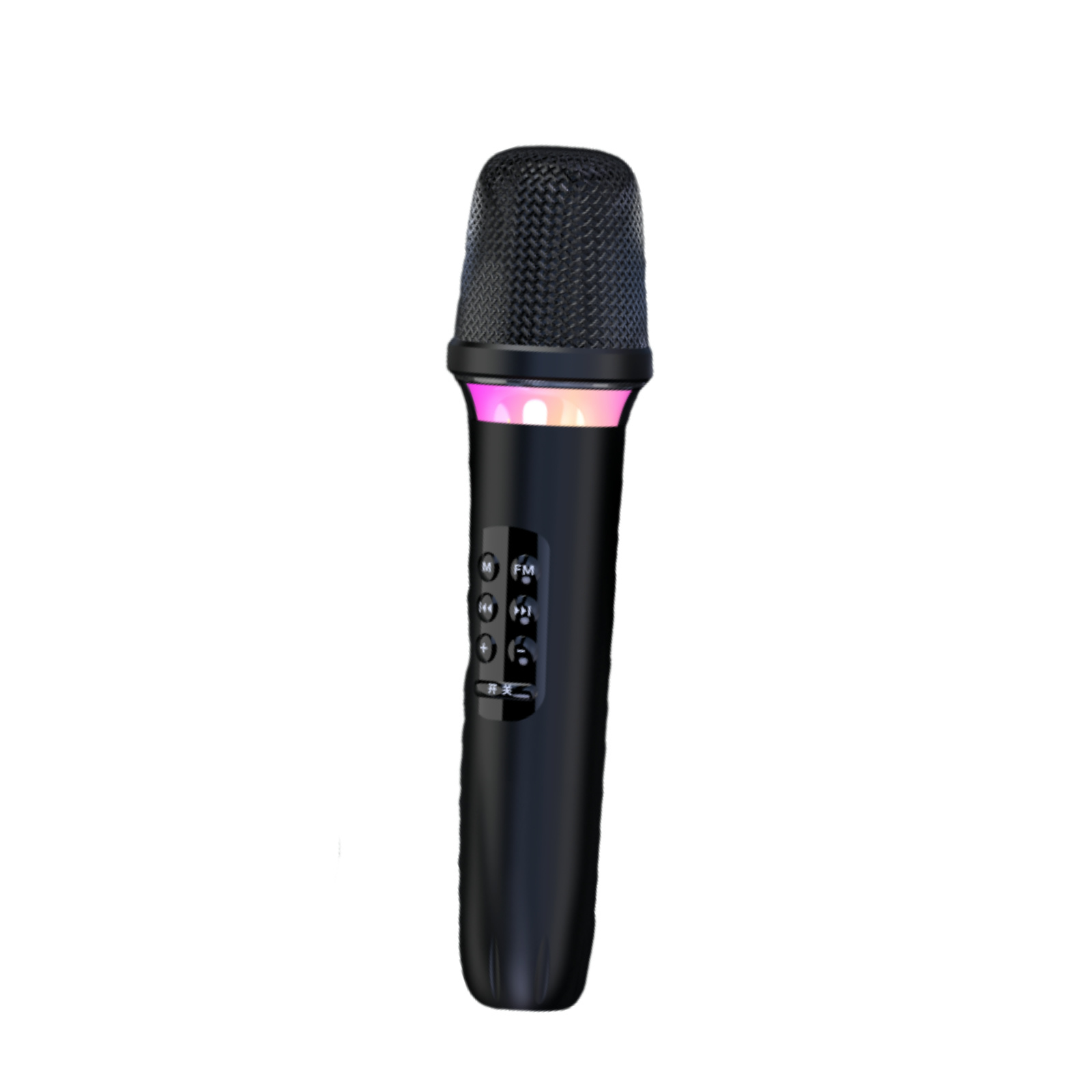 Wireless 2.4G Microphone with Aluminum Alloy Body, Metal Mesh Head, 200x48mm, 3.7V 300mAh Battery, Type-C Charging, 20+ Hour Battery Life, Dynamic Wheat Mitou, 100Hz-10kHz Frequency Range