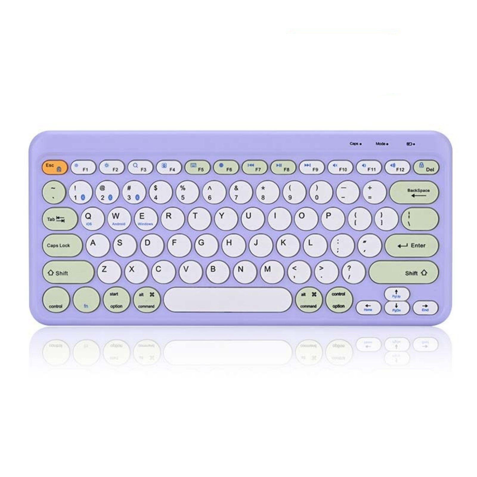 Rechargeable Wireless Keyboard, 87 Keys, BT 2.4G Dual Mode, Thin & Mute, Scissor Feet, Color Combination, Type-C Charger, 3.7V, 30314021.8mm – Han Tianxia