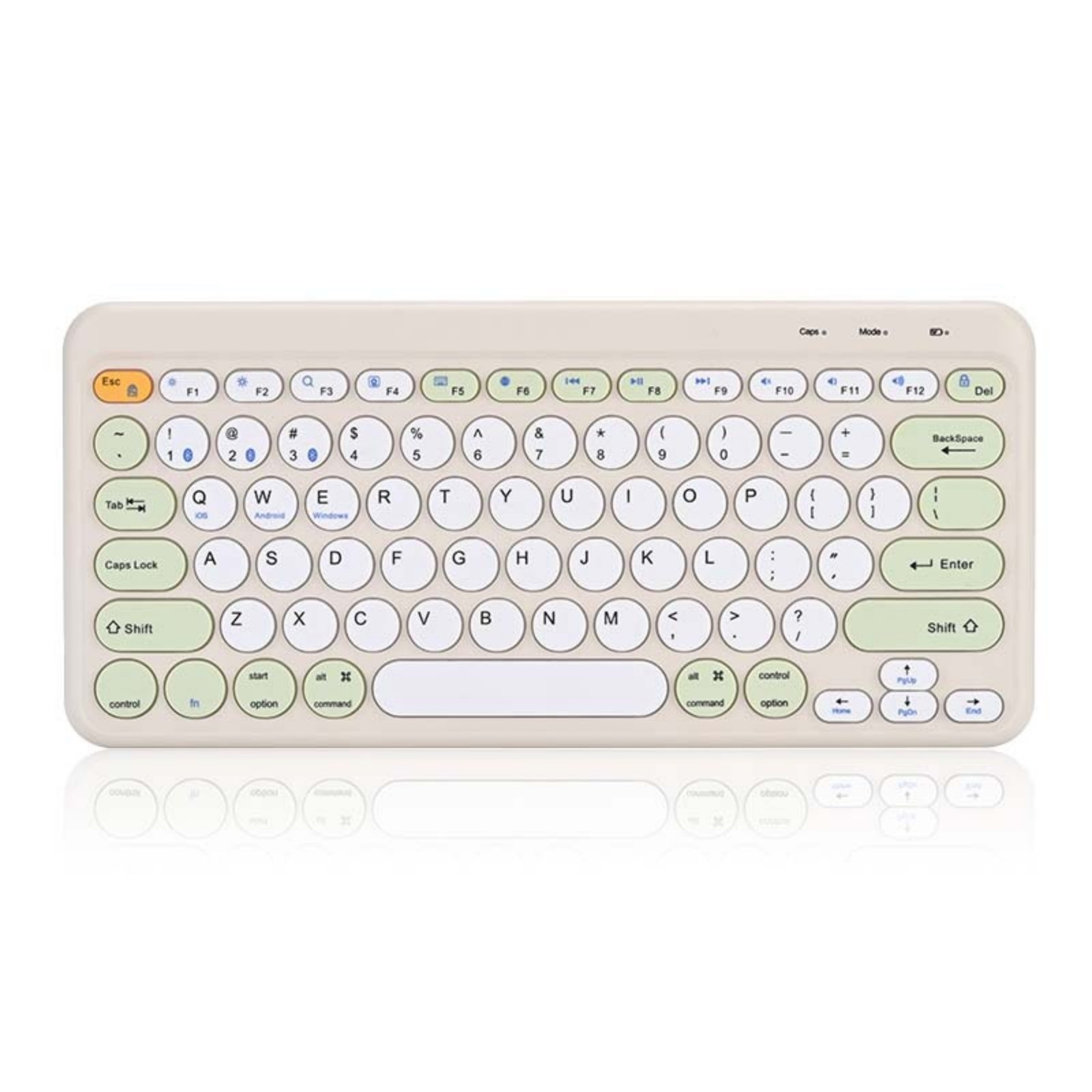 Rechargeable Wireless Keyboard, 87 Keys, BT 2.4G Dual Mode, Thin & Mute, Scissor Feet, Color Combination, Type-C Charger, 3.7V, 30314021.8mm – Han Tianxia