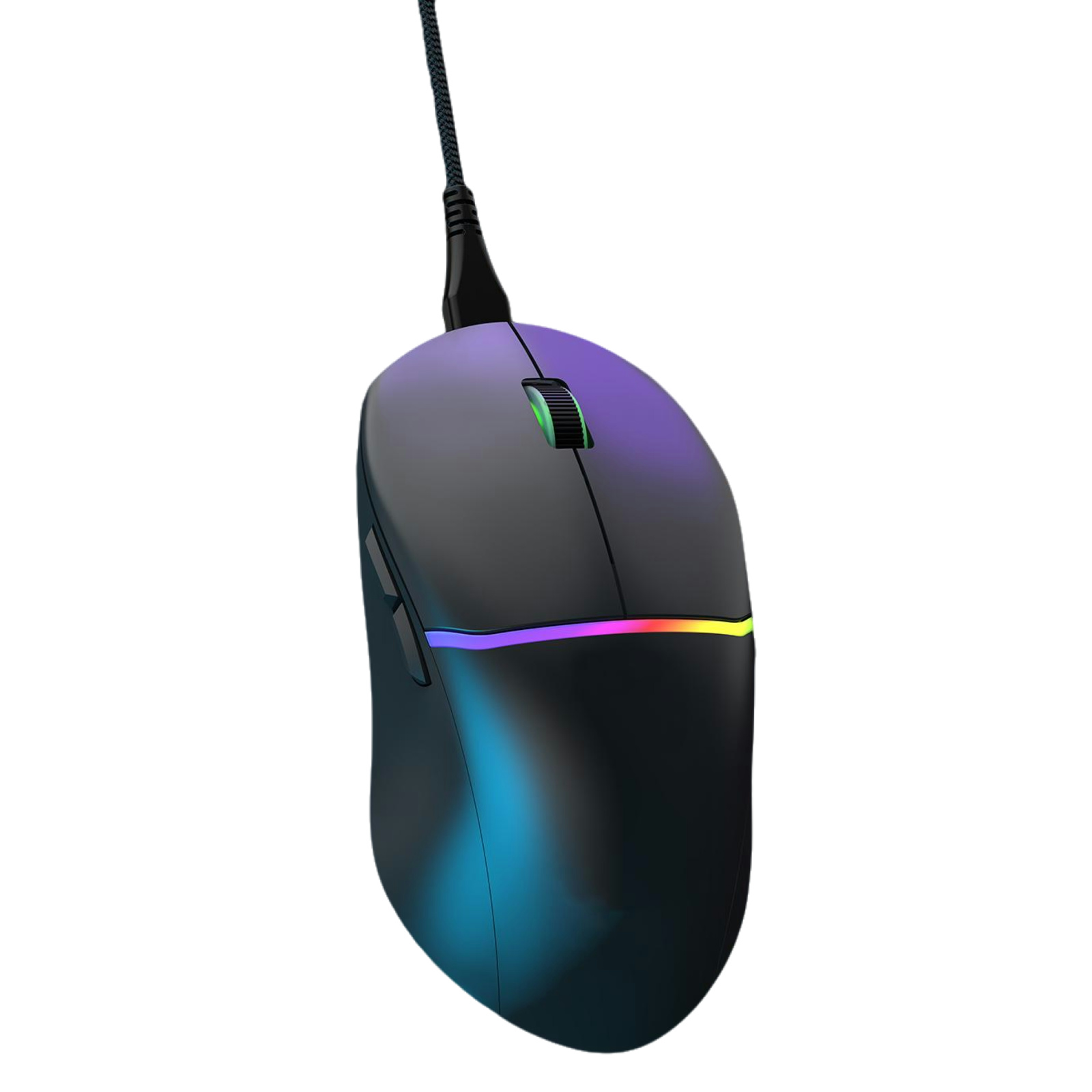 9D Ambidextrous RGB Gaming Mouse - Wired & 2.4G Wireless, PWM3335 Chip, Adjustable DPI (400/800/1600/3200/6400), 1.8m Type-C Cable, 1000Hz Polling Rate, RGB Backlight, Compatible with Windows & Mac/Linux