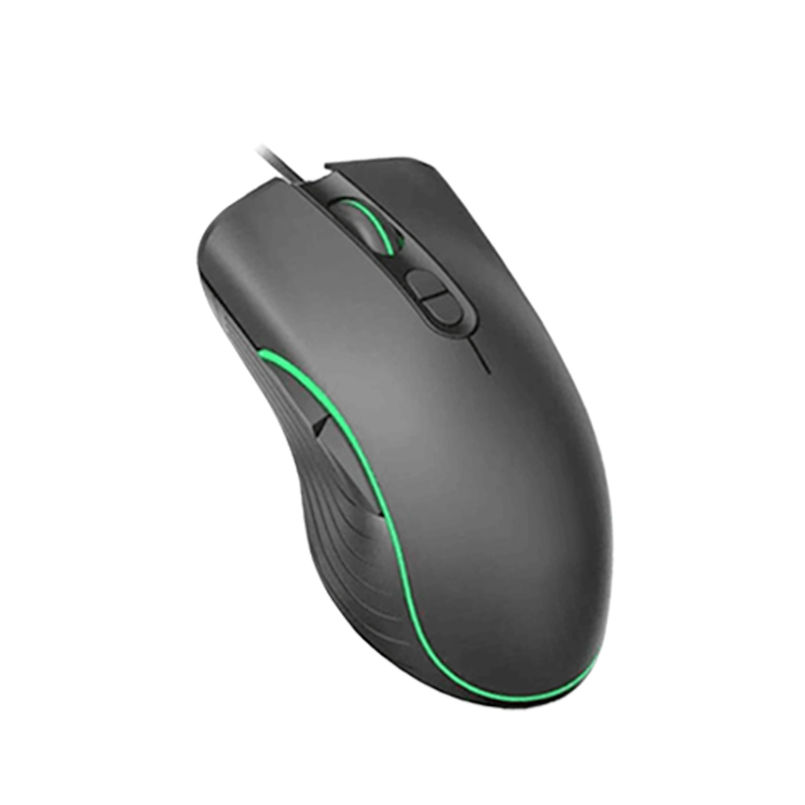 7D Wired RGB Gaming Mouse, 800/1200/1600/2400 DPI, 725 Chip, RGB Backlight, ABS Material, 1.5m Braided USB Cable, 125Hz Polling Rate