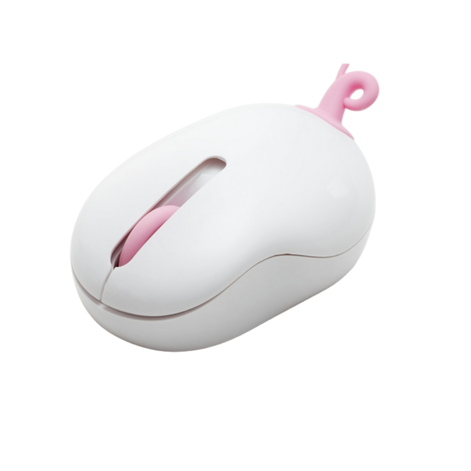 2.4G Wireless Kid Mouse with Animal Tail Design, 1200 DPI, ABS Material, Type-C 1.35m Cable, Cute & Fun Wireless Mouse for Kids, PC, Laptop