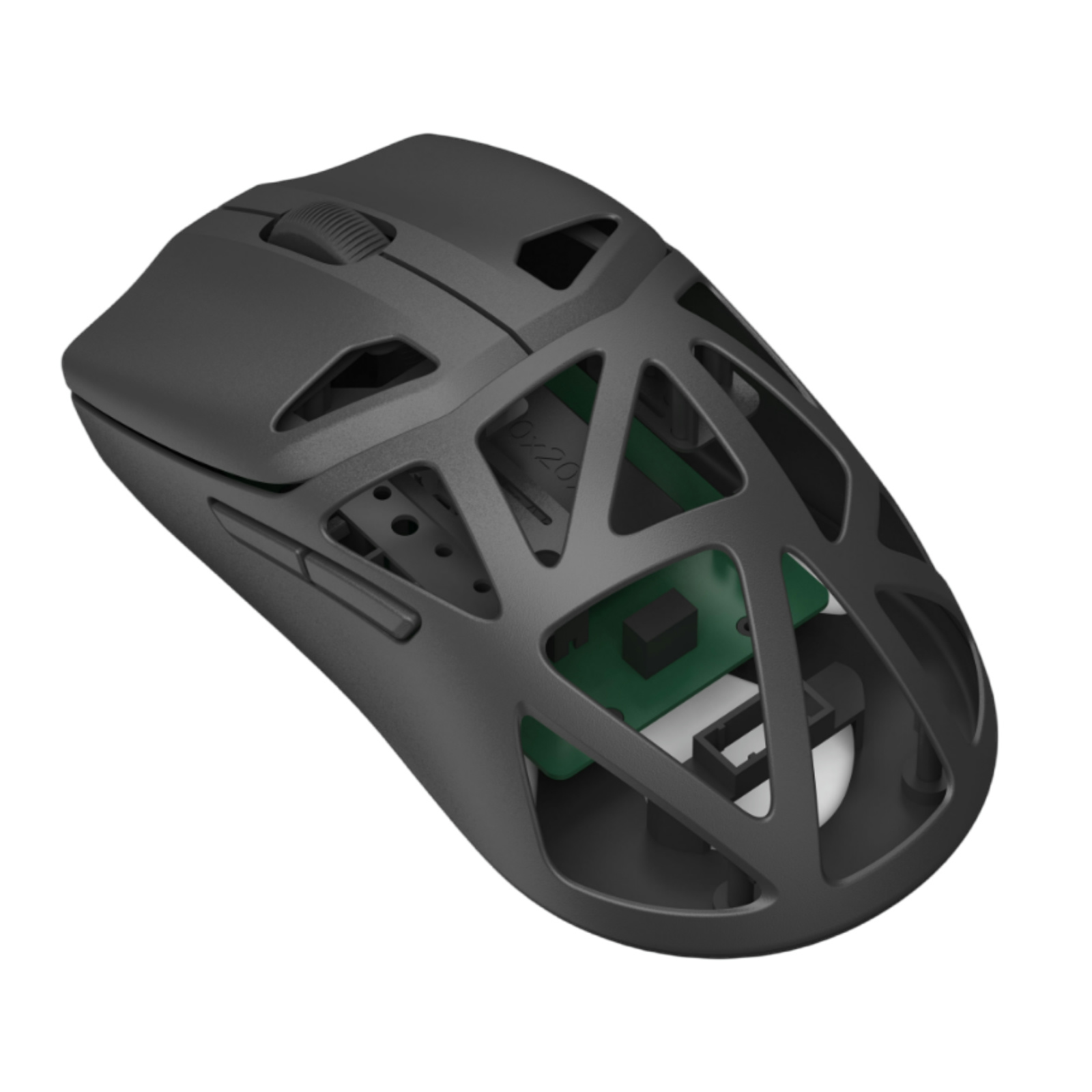 Tri-Mode Aluminum Alloy Gaming Mouse | Huanyu 10M Switch, 800-12000 DPI, PAW3311 Chip, 5 Keys, 1000Hz Polling Rate, 300mAh Battery, 1.5m Cable