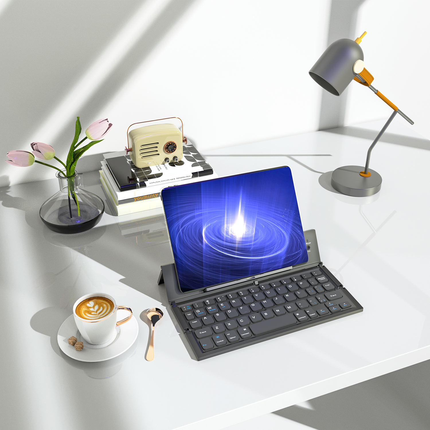 Scissor Keyboard  Portable Wireless Keyboard Compact Keyboard