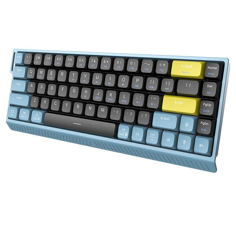 Tri-mode Scissor Keyboard Wireless Keyboard Compact Keyboard Rechargeable Keyboard