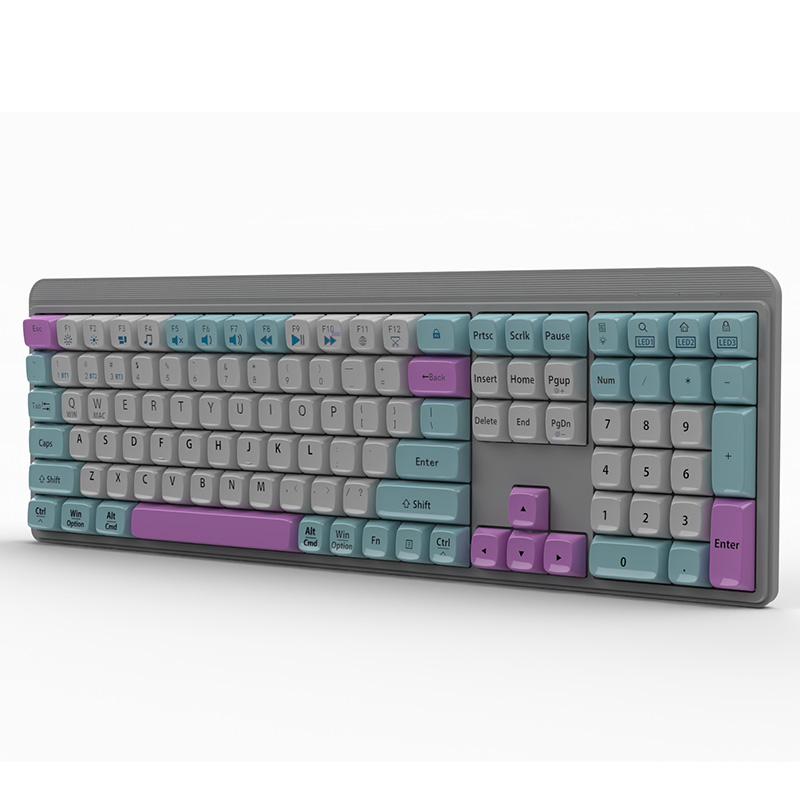 High-Travel Scissor Switch Tri-Mode Wireless Charging Keyboard
