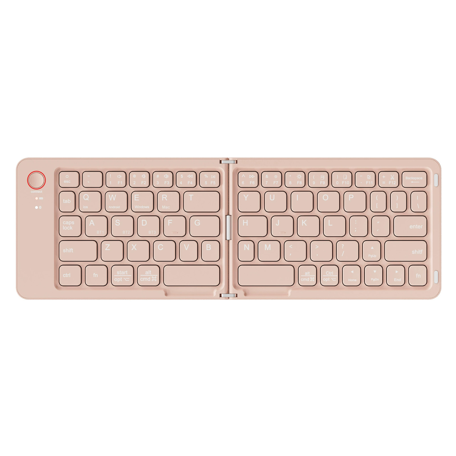 BT Scissor Keyboard Portable Wireless Keyboard Folding Compact Keyboard