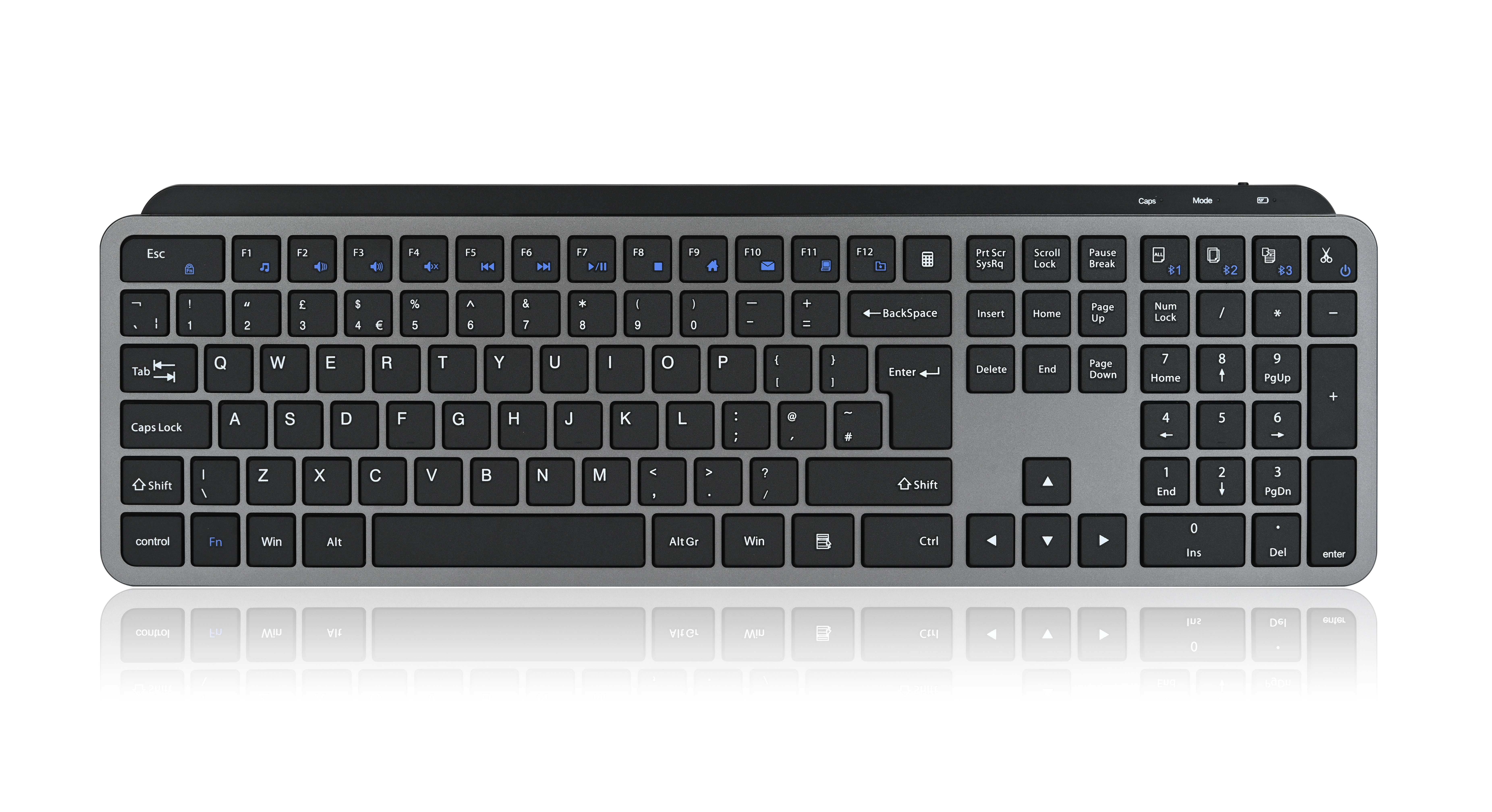 110Keys Sissor Keyboard New Design Silent 2.4G BT Keyboard