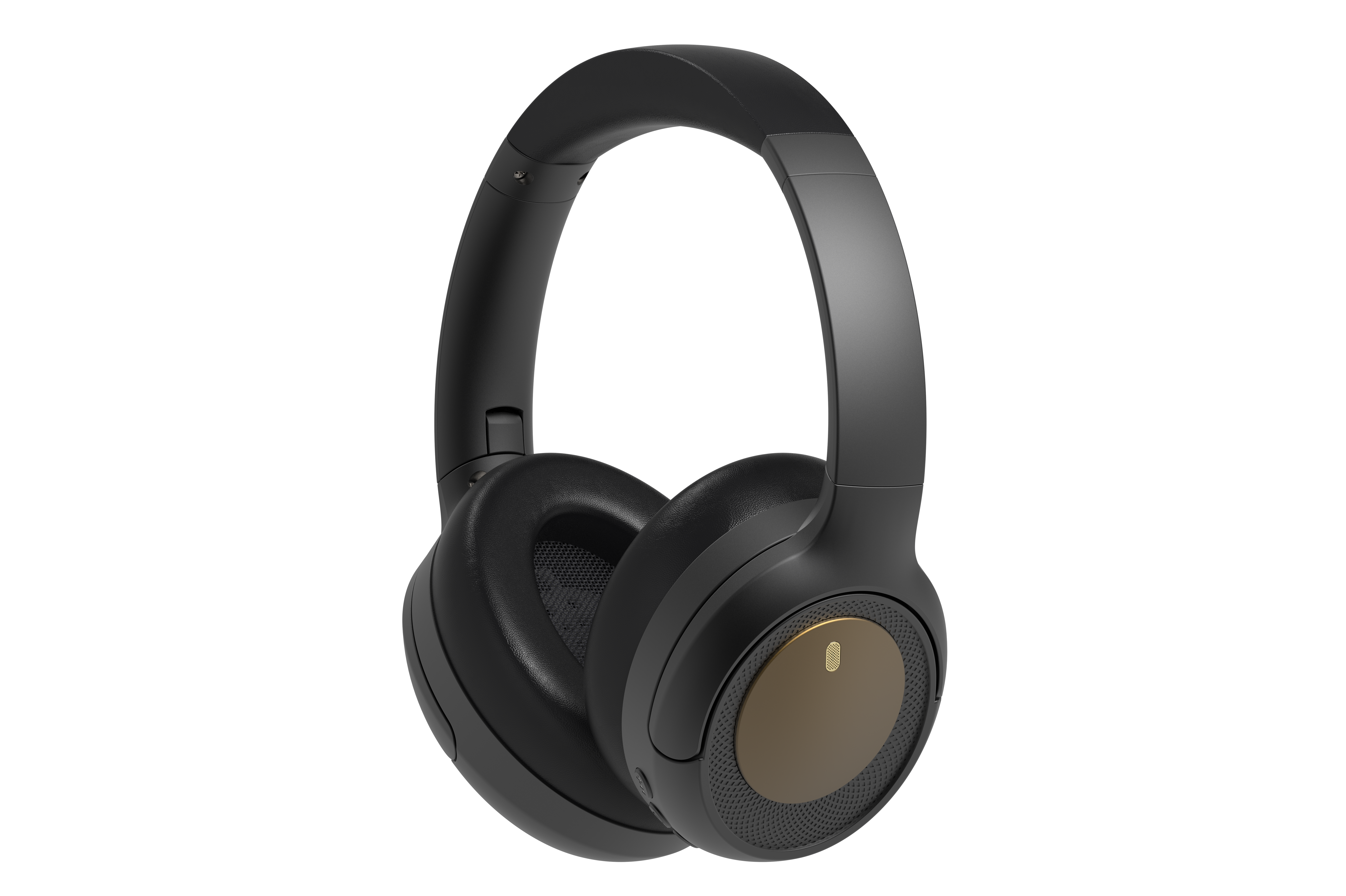 Bluetooth 5.4 Over-Ear Headphones with 40mm Driver, 18H Playtime & Metallic Decorative Ring