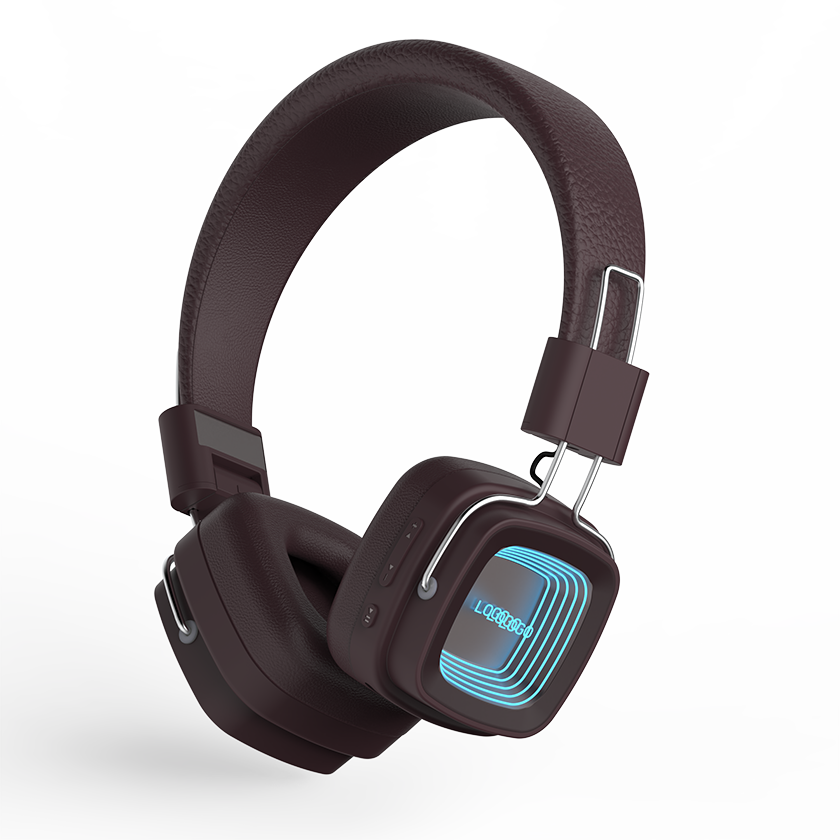 Bluetooth 6.0 Over-Ear Headphones with Abyss Mirror Lens, 30H Playtime & RGB Lighting