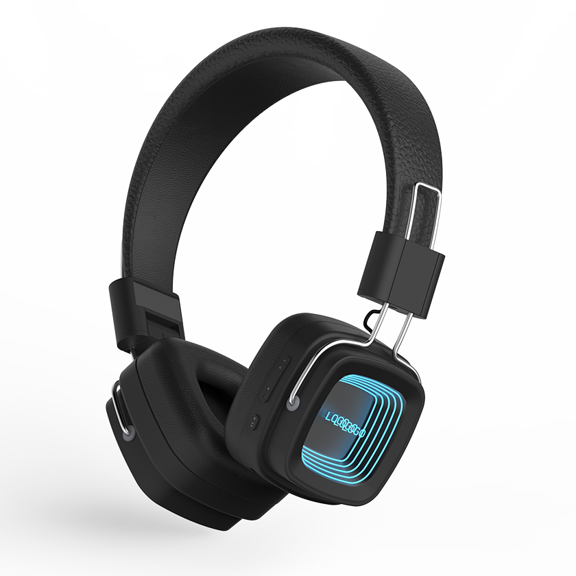 Bluetooth 6.0 Over-Ear Headphones with Abyss Mirror Lens, 30H Playtime & RGB Lighting