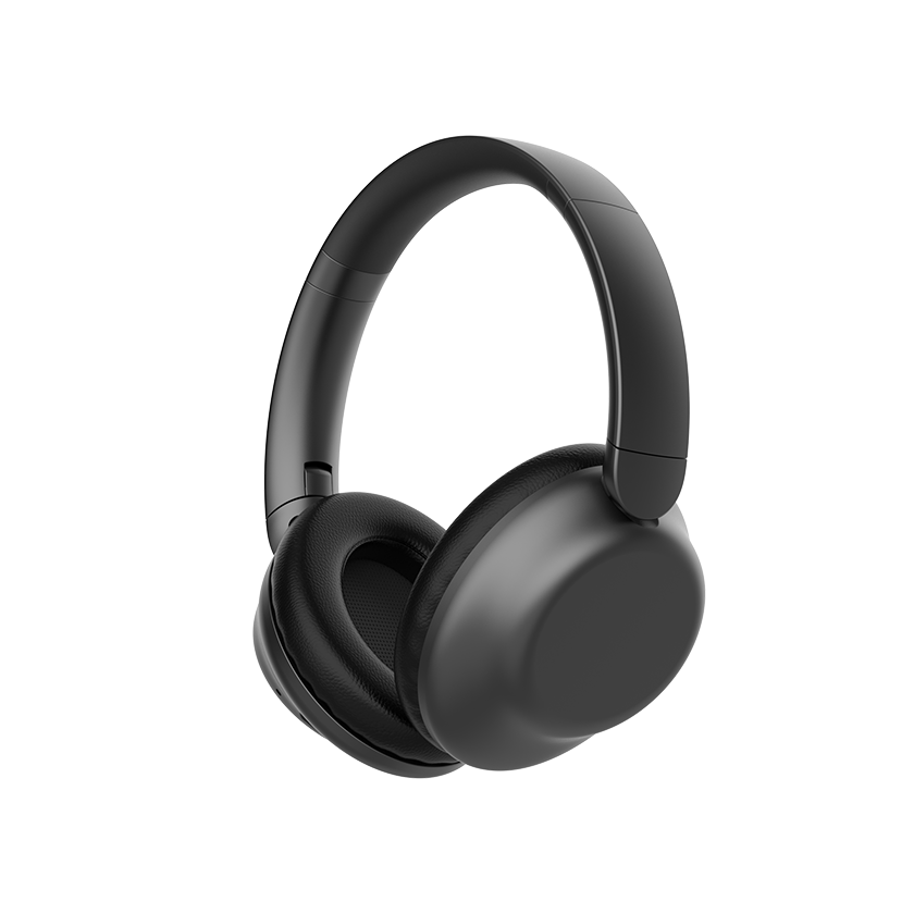 Bluetooth 5.4 Over-Ear Headphones with 40mm Dynamic Driver, 18H Playtime and Metallic Decorative Ring