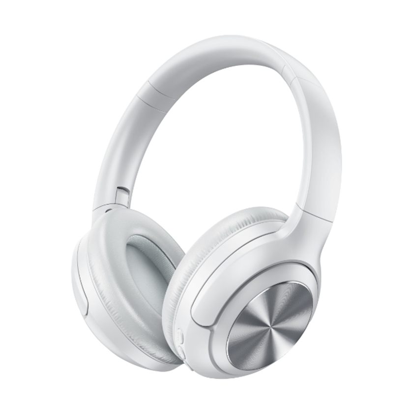 Bluetooth 5.4 Over-Ear Headphones with 40mm Driver, 18H Playtime & Metal Decoration