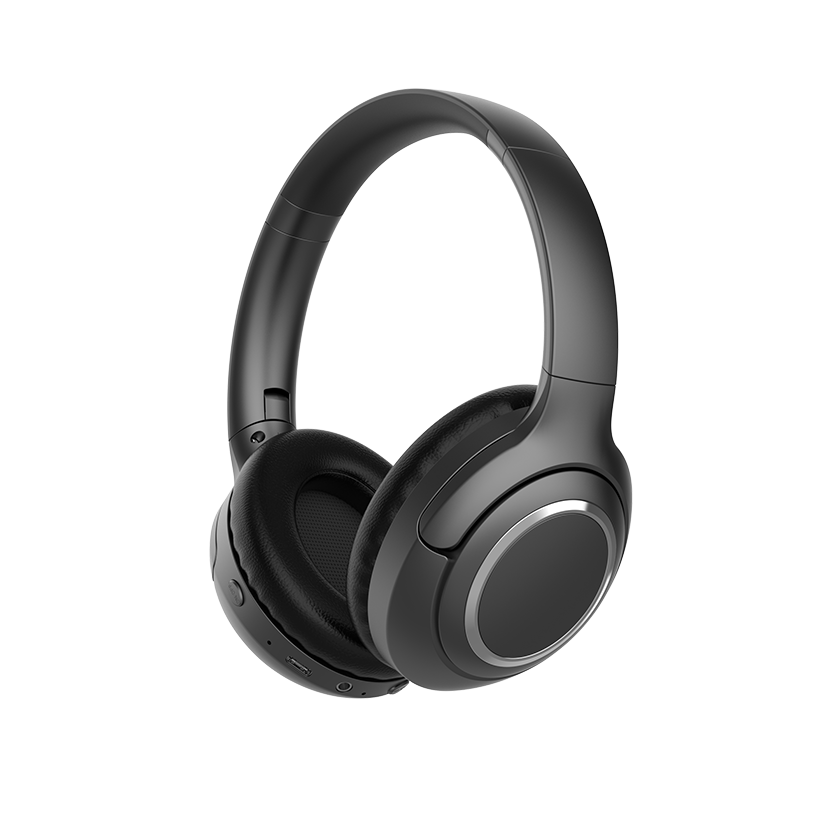 Bluetooth 5.4 Over Ear Headphones with 40mm Dynamic Driver, 18H Playtime, 250mAh Battery & JL7053 Chip