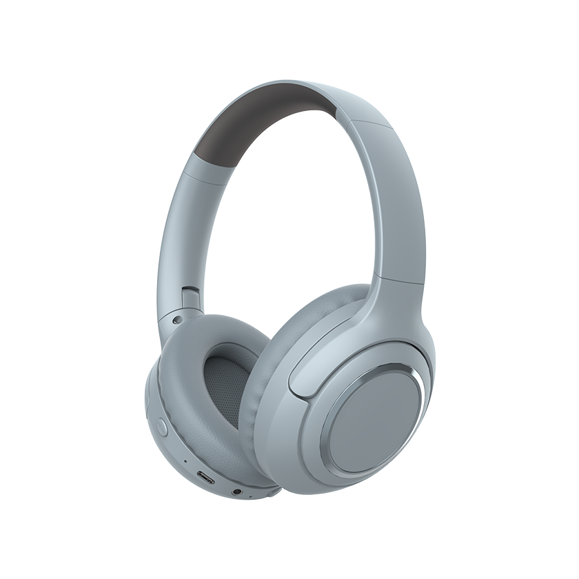 Bluetooth 5.4 Over Ear Headphones with 40mm Dynamic Driver, 18H Playtime, 250mAh Battery & JL7053 Chip
