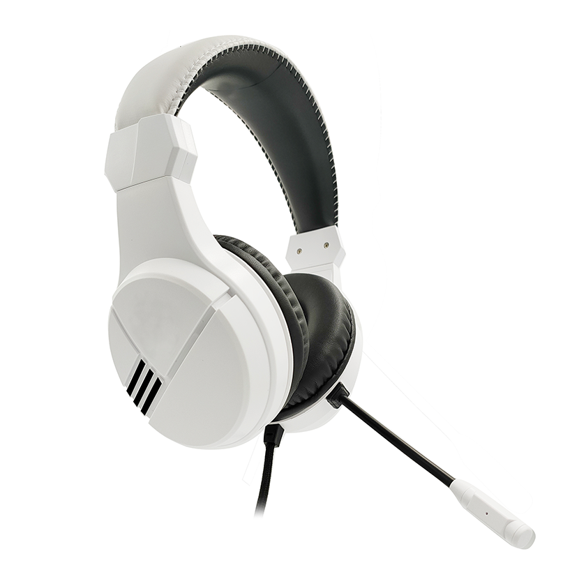 Wired Headset with 40mm Driver, Omnidirectional Mic, 1.4M Textile Cable | Clear Calls & HiFi Sound for Work & Gaming