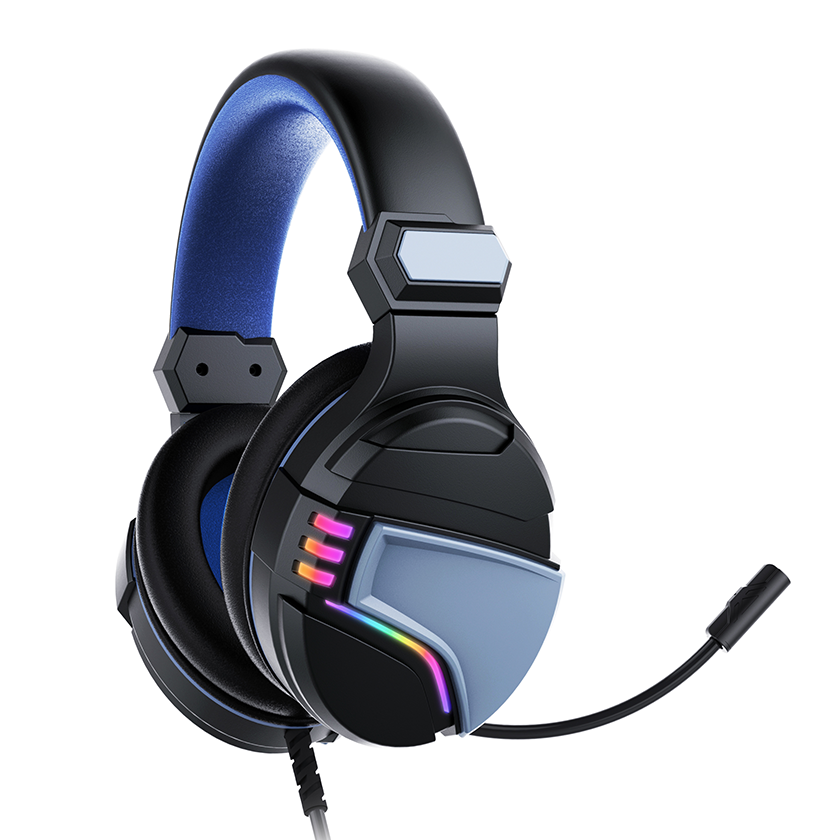 Wired Headset with 40mm Driver, Omnidirectional Mic, 1.4M Textile Cable | Clear Calls & HiFi Sound for Work & Gaming