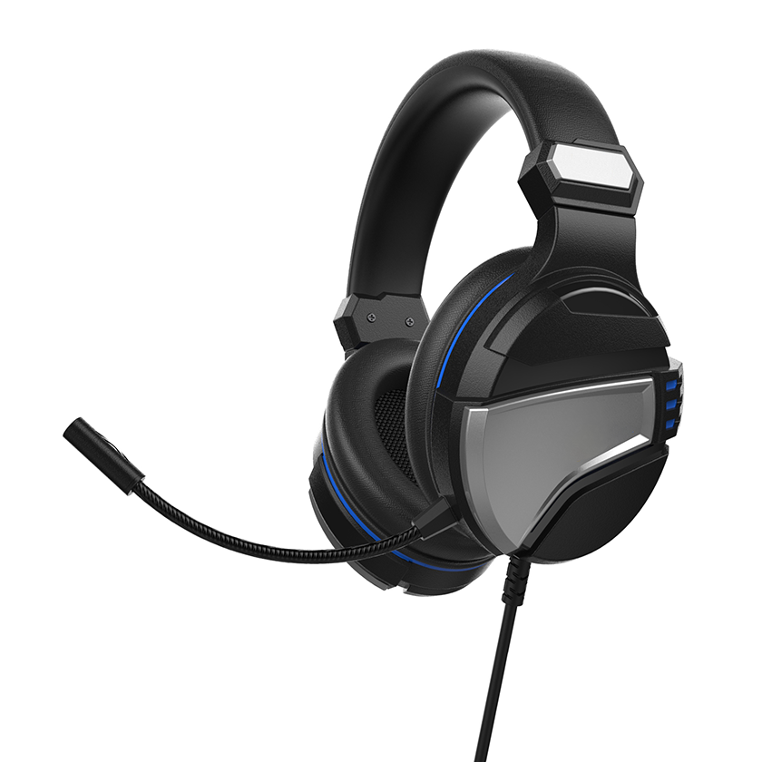 Wired Headset with 40mm Driver, Omnidirectional Mic, 1.4M Textile Cable | Clear Calls & HiFi Sound for Work & Gaming