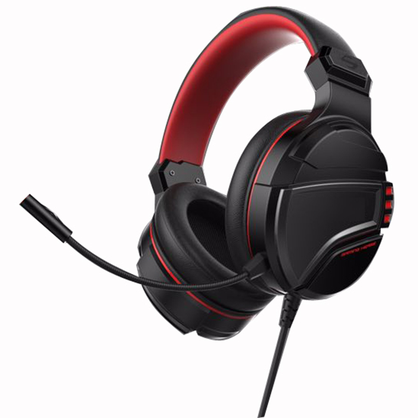 Wired Headset with 40mm Driver, Omnidirectional Mic, 1.4M Textile Cable | Clear Calls & HiFi Sound for Work & Gaming