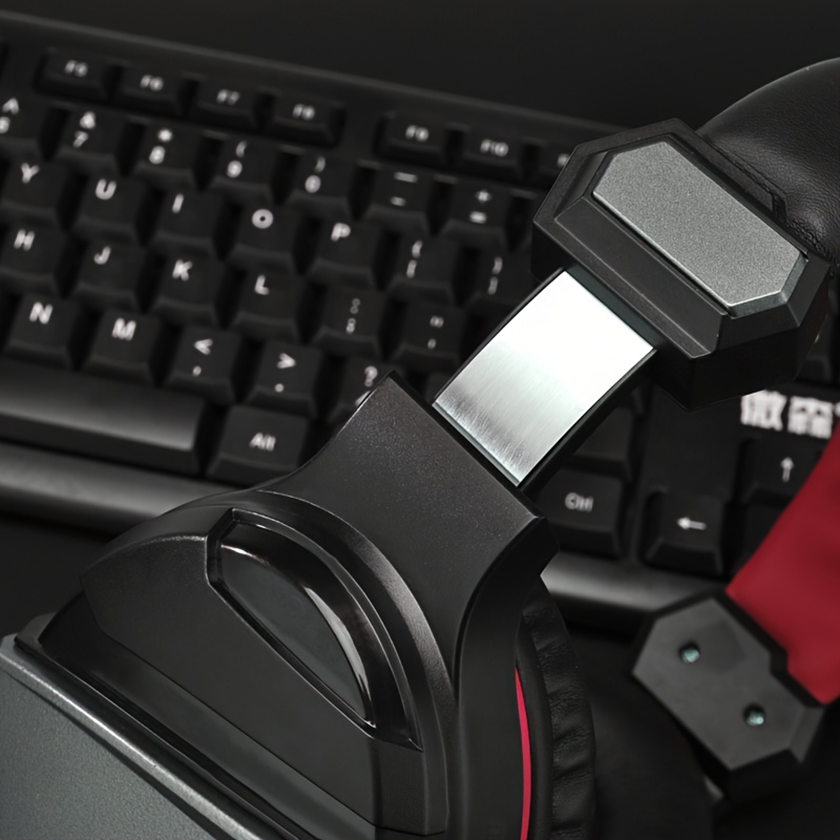 Wired Headset with 40mm Driver, Omnidirectional Mic, 1.4M Textile Cable | Clear Calls & HiFi Sound for Work & Gaming