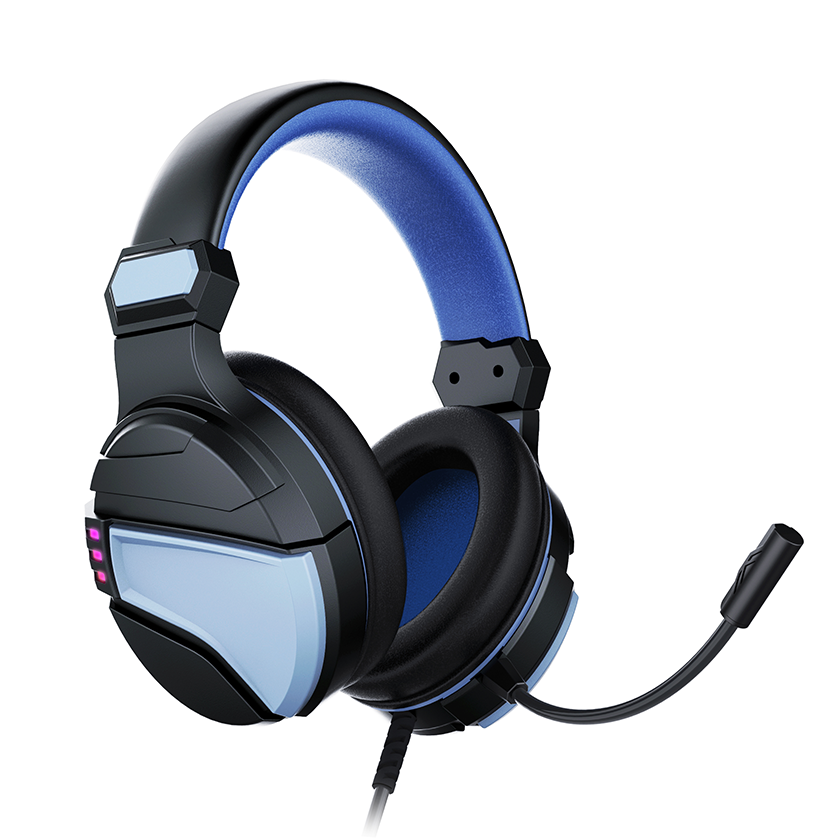 Wired Headset with 40mm Driver, Omnidirectional Mic, 1.4M Textile Cable | Clear Calls & HiFi Sound for Work & Gaming
