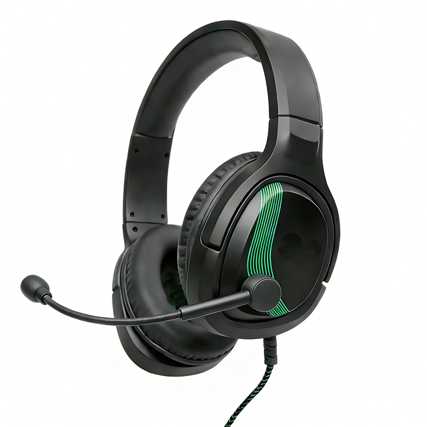 Wired Gaming Headset with 50mm Driver | Omnidirectional Mic & 1.4M Textile Cable for Clear Calls & Immersive Sound