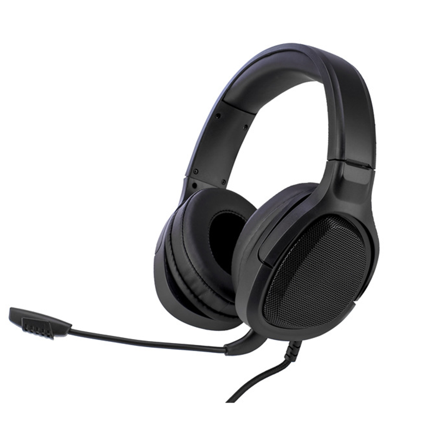 Wired Gaming Headset 50mm Driver | Omnidirectional Mic 1.8M Textile Cable for Clear Calls & Immersive Sound